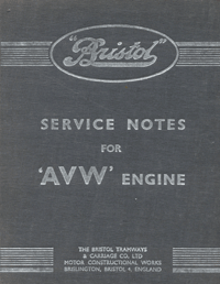 Service notes for AVW engine