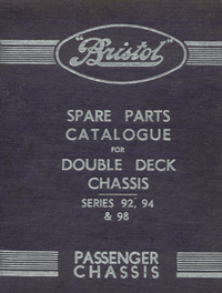 spare parts manual for double deck chassis